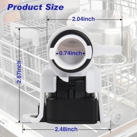 WD21X25468 Dishwasher Pressure Sensor,Compatible with Haier GE Dishwasher,Replace Ps12741258 265d3356p001 Ap6976524 4962334 EAP12741258 37640602 Pressure Sensor