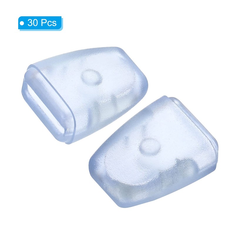 PATIKIL Kitchen Sink Rack Feet, 30 Pack 22x17x10mm Plastic Sink