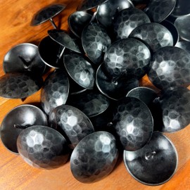 Sidco Supply 12 Pack - Iron Clavos - Decorative Nails 1.25 inch - Upholstery Tacks - Antique Accent - Clavos - for Wood Home Improvement, Farmhouse Shutters, Barn Door, Furniture Nails, Carriage Gates