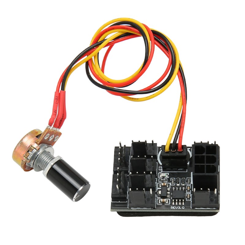 PWM Fan Hub DC 12V 8 Channel Flexibility Fan Power