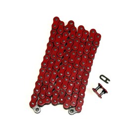 Factory Spec, FS-525-OR, Heavy Duty Red O-Ring Drive Chain 525x116 ORing 525 Pitch x 116 Links O Ring