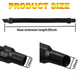IONPSHG 5140128-68 Replacement Hose Assembly and Vac Hose Attachment Kit Compatible with D-ewalt Vacuum DCV580 DCV581H DCV580H Models