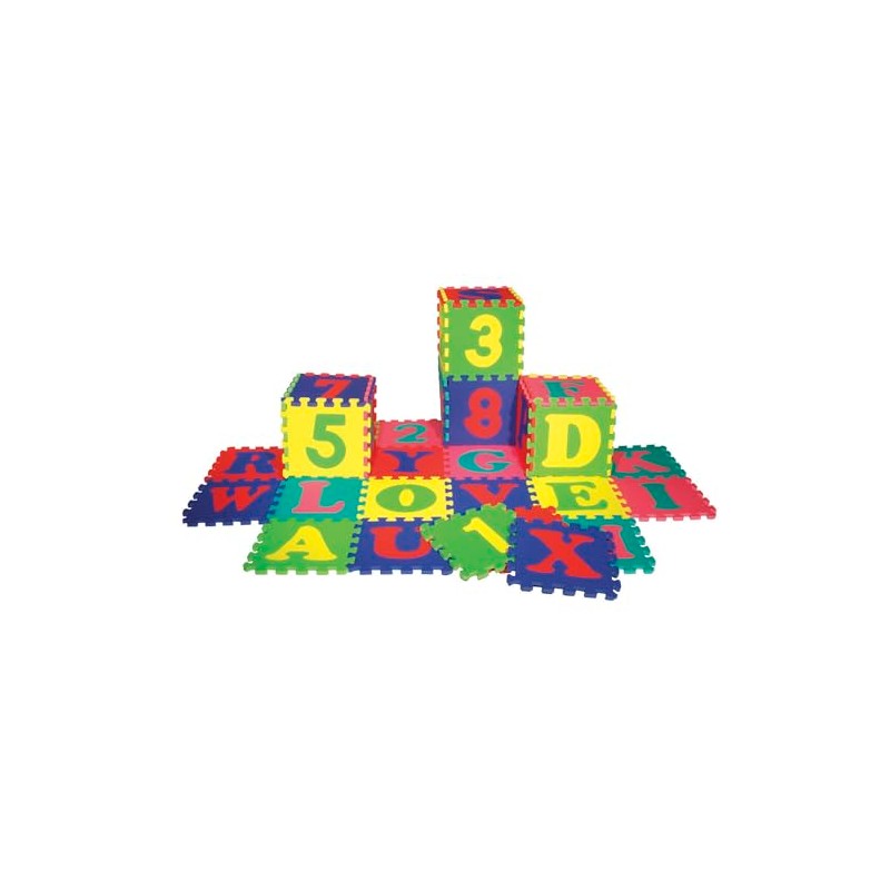WonderFoam Letters and Numbers Puzzle Mat, 72 Pieces (AC4390)