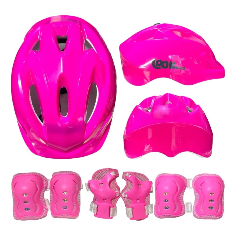 Casco Protección Kit Niños 3 En 1 Kit Casco+pelota+pato Luz