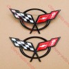 Truckemblems Pair Black Red For 1997-2004 C5 Front Nose and