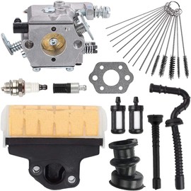 ZAMDOE Carburetor for Sthil 021 023 025 MS210 MS230 MS250 MS230C MS250C Chainsaw Parts, Replaces WT-286 1123-120-0605, with Air Filter Spark Plug Fuel Hose Cleaning Tools Kit