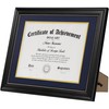 DOAI ART 8.5 x 11 Diploma Frame Classic Black Display