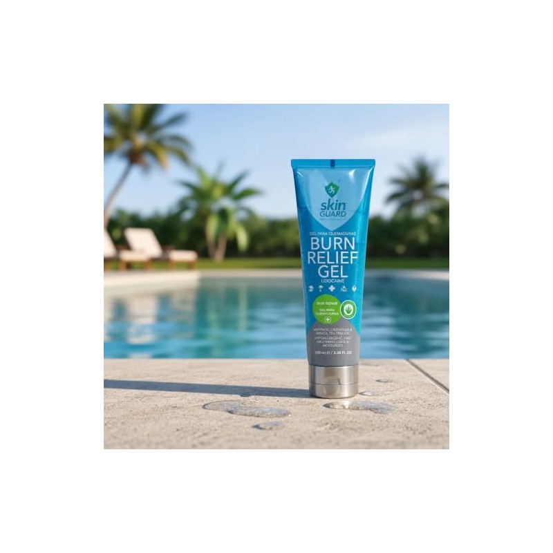 Skin Guard Pack 12 Piezas Gel Lidocana con Aloe Vera