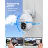 Rebluum Security Camera Wireless Outdoor, 2K Solar Security Camera,Battery Powered