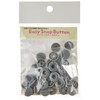 Nippon Chuko Easy Snap Buttons Gray φ0.5 inches (13 mm)