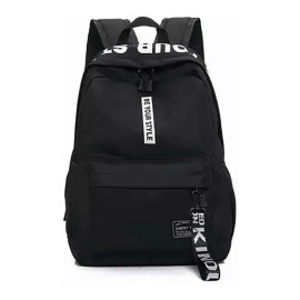 A&D Mochila urbana A&D 08 color negro diseño lisa 20L