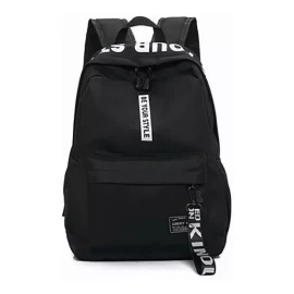 A&D Mochila urbana A&D 08 color negro diseño lisa 20L