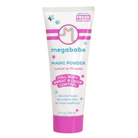 Megababe Magic Powder, absorbente de sudor y olor, sin talco, 3 onzas líquidas