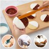 HOTEC Heat Resistant 600℉ Food Grade Silicone Rubber Spatula Set
