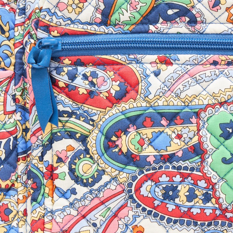 Vera Bradley Cotton Small Backpack, Harbor Paisley