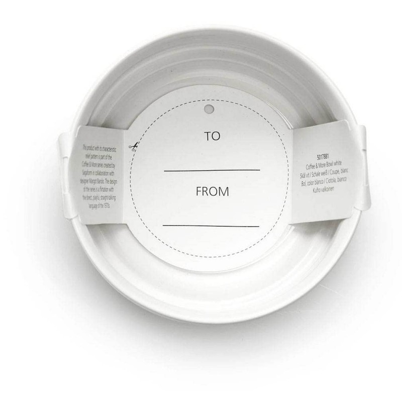 Sagaform SA5017881 Coffee & More Bowl White, Ceramic