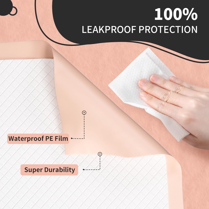 MKISS Bed Pads Disposable [100 Count] Adult Incontinence Underpads 30"