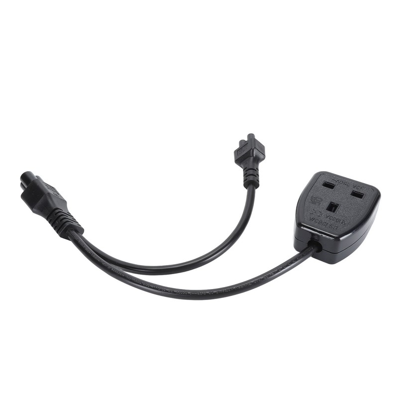 Power Plug Cable 30cm Y Shape IEC320 C6 Male to