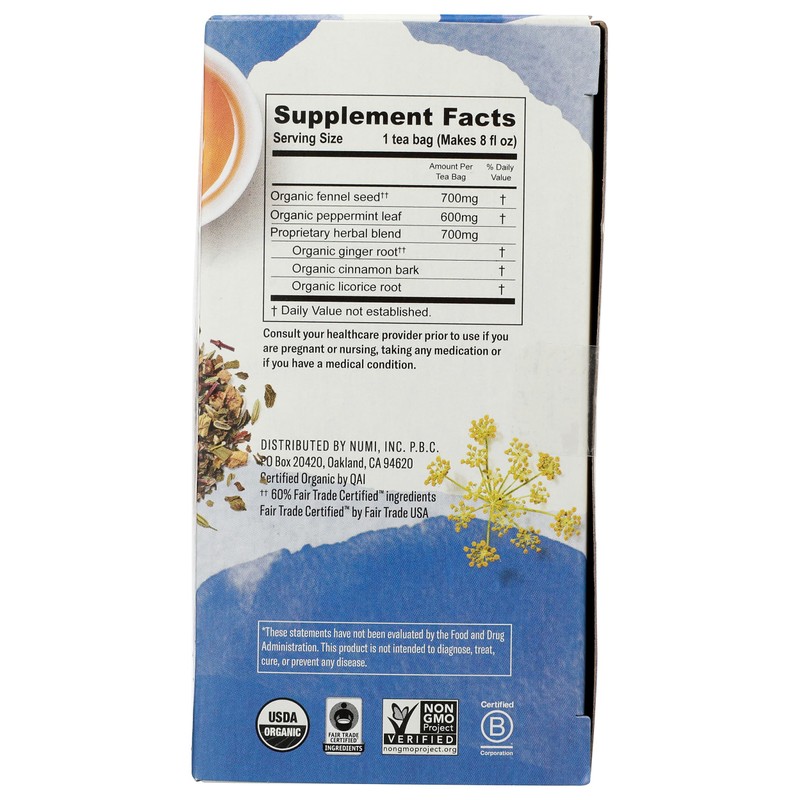 Numi Organic Congest Away Herbal Tea – 16 Herbal Tea