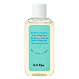 laundryou Laundry You Gel to Foam Cleanser, Facial Cleanser, Weak Acid Cleansing, Reduces Skin Temperature, Refreshing, Menthol (Mild)