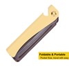 Stainless Steel Folding Comb, Pocket Comb for Men and Women,