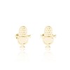 CENWA Tiny Microphone Earrings Musician Studs Music Gift Singer Earrings