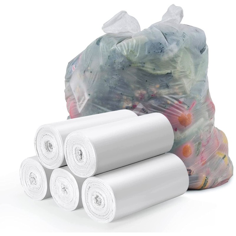 Small Trash Bags 1.2 Gallon, Biodegradable Gallon Waste Bag, Mini