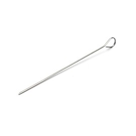 DE BUYER Set of 10 L skewers. 25 cm, stainless steel, length 25 cm (lot de