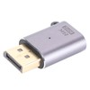 2Pcs 8K DisplayPort to Mini DisplayPort Adapter 2 Way DP