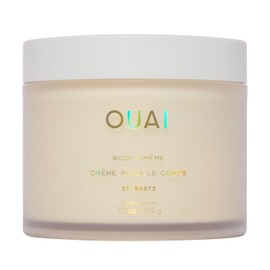 OUAI Body Cream, St. Barts - Hydrating Whipped Body Cream with Cupuaçu Butter, Coconut Oil and Squalane - Softens Skin and Delivers Healthy-Looking Glow - Sulfate-Free Skin Care - 7.5 Oz