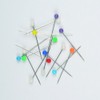Kleiber 80-Piece Pins with Heads in Assorted Colours