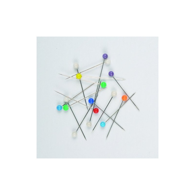 Kleiber 80-Piece Pins with Heads in Assorted Colours