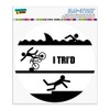 I Tri'd Triathlon Triathlete Swim Bike Run Tried Funny Automotive