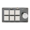 6 Key Mini Keypad with Knob Blue Switch Wired USB