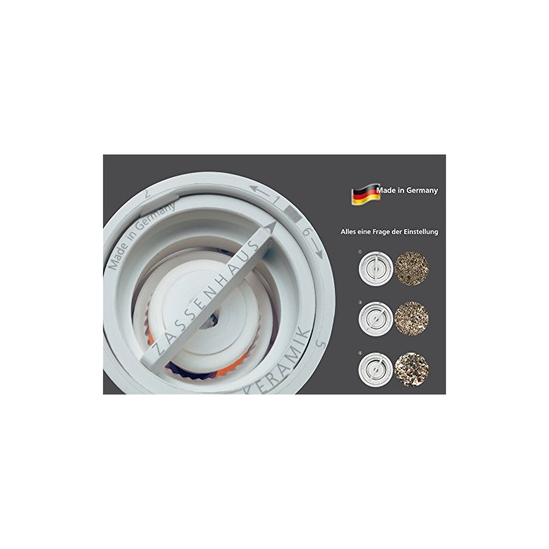 Sassenhaus Frankfurt Salt Mill, Natural, 9.4 inches (24 cm), 63-1262-37