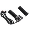 1 Pair Handlebar Throttle Grip Universal LED Display Wire Twist