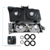 Spec-D Tuning Headlight Smoke + Bumper Lights Lamps W/Clear Reflector