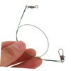 BESPORTBLE 40pcs Steel Wire Fishing Leaders Kit with Swivels and