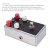 Guitar Effect Pedal Brown Distortion Adjustable True Bypass Instrument Accessory