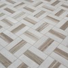 MSI Winslow Weave Polished Marble Mosaic Floor and Wall Tile