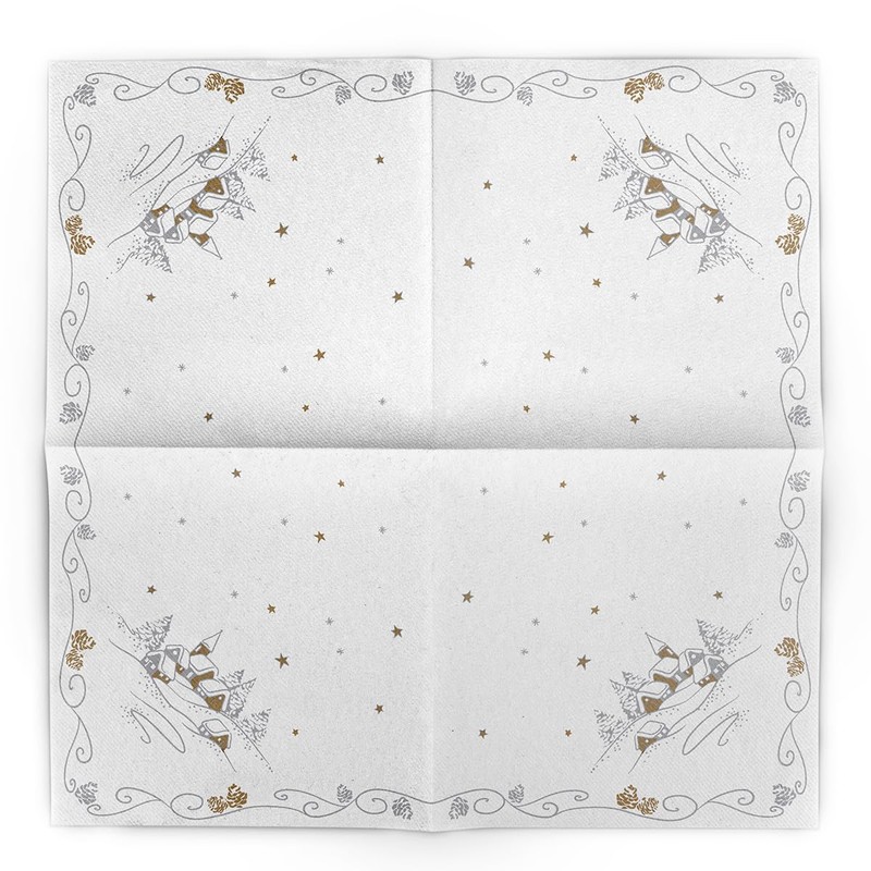 Sovie HORECA Panorama Winter Napkin Linclass® Airlaid Christmas Advent Season