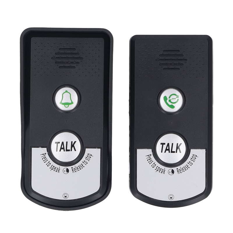 2 Way Voice Intercom IP54 Waterproof Wireless Intercom Doorbells System