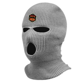Mordor Ski Mask National Park Embroidered Three Hole Mask Graphic Balaclava (Grey)
