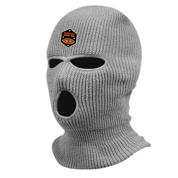 Mordor Ski Mask National Park Embroidered Three Hole Mask Graphic