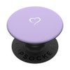 PopSocket PopGrip: Purple Purple Hand Drawn Heart Minimalist Love with