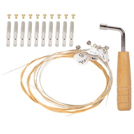 MILISTEN 1 Set Lyre Set Lyre Harp Tuning Keys Lap Harp Lyres Professional Lyre Voice Swivel Accessories for Lyre Harp Lyre Tunes Zither Tuning Tailpiece Main Wood