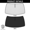 YOJOJOCO Windshield Sun Shade for Jeep 2014-2025 Grand Cherokee Accessories