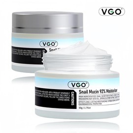 AOLG VGO Baba De Caracol Restorative Daily Care Set-Vitamin CSerum |92% $nail Moisturizer for Hydration Skin Radianceand Reduce wrinkles nida korean cream - Specification: VC Facial Serum 30ML+Snail Mucin