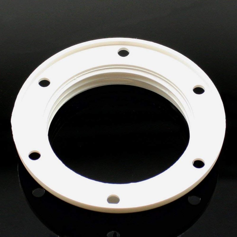 Pack of 3 Screw Rings E27 Plastic White for Lamp