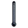 Thermometer for Indoor and Outdoor Use Analog Black (W x